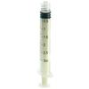 3 cc Color-Coded Syringes, 80/Pkg - White
