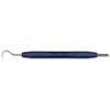 Explorateurs – nº 23, acier inoxydable, manche d’en résine bleu, extrémité simple - Explorers – # 23, Stainless Steel, Blue Resin Handle, Single End