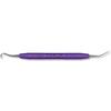Curette O’Hehir New Millennium™ – No. H5/OH 2 longue portée, manche en résine mauve, double extrémité - O’Hehir New Millennium™ Curettes - # H5/OH 2 Extended Reach, Purple Resin Handle, Double End