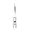 Fraises diamantées pour ajustement interproximal FGSS Two Striper® – FGSS, fine, rouge, cône à bout pointu, No. 201.3 S, diamètre majeur de 0,8 mm/mineur de 0,3 mm, 3 mm de longueur, 5/emballage