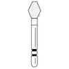 Fraises diamantées Two Striper® – FG, grossière, verte, cylindrique, 5/emballage