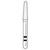 Two Striper® Diamond Burs – FG, Fine, Red, Taper Round End, 5/Pkg - # 767, 1.8 mm Major/1.1 mm Minor Diameter, 7.0 mm Length, 5/Pkg