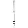 Fraises diamantées Two Striper® – FG, fine, rouge, cône à bout plat, 5/emballage - # 723, 1.7 mm Major/1.3 mm Minor Diameter, 8.0 mm Length