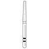 Fraises diamantées Two Striper® – FG, grossière, verte, cône à bout plat, 5/emballage - # 723, 1.8 mm Major/1.3 mm Minor Diameter, 10.0 mm Length