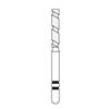 Two Striper® TS2000™ Diamond Burs – FG, Coarse, Green, KR Cylinder, KR Cylinder, # 2013.8KR, 1.6 mm Diameter, 8.0 mm Length, 5/Pkg