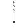 Two Striper® TS2000™ Diamond Burs – FG, Coarse, Green, KR Taper Flat End, # 2001.8KR, 1.6mm Major/1.1 mm Minor Diameter, 8.0 mm Length, 5/Pkg