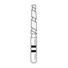 Fraises diamantées Two Striper® TS2000™ ShortCut™, FGSS, gros, vert, cône, 5/emballage - Flat End, # 2001.8 S, 1.6 mm Diameter, 8.0 mm Length