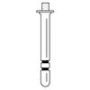 Fraises diamantées spéciales Two Striper® coupe profonde pour la préparation des facettes – FG, grossier, vert, coupe profonde, 1,2 mm de diamètre, 5/emballage