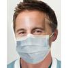 Isofluid® FogFree® Earloop Face Masks with Shield – ASTM Level 1, 25/Box - Blue