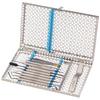 Cassettes Infinity Series™ IMS® – Cassette Signa Stat de 12 instruments, 10,5" x 1,25" x 6,5" - Ocean Blue