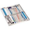 Cassettes Infinity Series™ IMS® – Cassette Double-Decker de 20 instruments, 9,7" x 1,5" x 6" - Ocean Blue