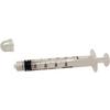 Luer Lock Syringe with Cap - 3 cc, 100/Pkg