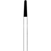 Diamond Instruments – FG, Medium, Blue, Cone, Round End - 856-018-FG, 1.8 mm Head Diameter, 8.0 mm Head Length, 5/Pkg