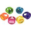 Rubber Jewel Rings Assortment,  24/Pkg