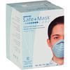 Masque facial Safe+Mask® Cone – Bleu, sans latex, 50/emballage - Safe+Mask® Cone Face Mask – Blue, Latex Free, 50/Pkg