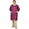 Extra-Safe™ Knee Length Lab Coats – Cranberry, 10/Pkg - Large