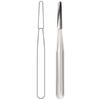 Midwest® Operative Carbide Burs – FG, 6 Flute, Tapered Fissure, Dome End - # 1171-L, 1.2 mm Diameter, 4.9 mm Length, 100/Pkg