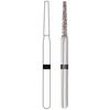 Midwest® Diamonds FG – Super Coarse, Taper Flat End, 5/Pkg - # 847, 1.2 mm Diameter, 8.0 mm Length, 5/Pkg