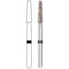 Midwest® Diamonds FG – Super Coarse, Taper Flat End, 5/Pkg - # 847, 1.6 mm Diameter, 8.0 mm Length, 5/Pkg