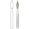 Midwest® Diamonds  FG – Medium, Football, 5/Pkg - # 30009, 2.0 mm Diameter, 4.5 mm Length