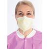 ArchAway 3-in-1 Earloop Face Masks – ASTM Level 2, Double Seal, 50/Pkg - Yellow