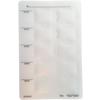 Notched Plastic Film Mounts - X-ray Mount Notch 10 Window BW #2