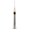 Seringue d'irrigation endodontique513 Monoject® avec aiguille – 3 mL, longueur de 31,7 mm, 100/emballage - 23 Gauge, Orange