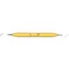 Curettes universelles - No. 23 bout pointu, manche en résine jaune, double extrémité - Universal Curettes – #23 Pointed Toe, Yellow Resin Handle, Double End