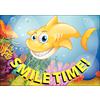 Shark TIme Personalized Postcards, 100/Pkg