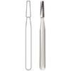 Midwest® Operative Carbide Burs – FG, 6 Flute, Tapered Fissure, Flat End - Crosscut, # 701, 1.2 mm Diameter, 3.7 mm Length, 100/Pkg