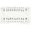 Patterson® A Roth Metal Twin Brackets Patient Kits – .022, 6 x 6 with Hooks on 3, 4, 5, 6