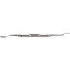 Bone Files – 1X Miller/Colburn, Double End - 6 Satin Steel Handle