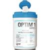 Optim® 1 One-Step Disinfectant Wipes - Sheet Size: 6" x 7", 160/Pkg