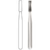 Midwest® Operative Carbide Burs – FG, 6 Flute, Straight Fissure, Flat End - Crosscut, # 558, 1.2 mm Diameter, 3.7 mm Length, 10/Pkg