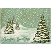 Designer’s Choice Holiday 4-Up Laser Postcard, 100/Pkg