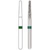 Midwest® Diamond Bur – FGSS, Cone, Coarse, Green, 5/Pkg - Taper Round End, # 856, 1.4 mm Diameter, 8.0 mm Length