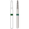 Midwest® Diamond Bur – FGSS, Cone, Coarse, Green, 5/Pkg - Taper Modified Bevel End, # 878K, 1.4 mm Diameter, 8.0 mm Length