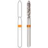 Midwest® Diamond Bur – FGSS, Cylinder, 5/Pkg - Ultra Coarse, Orange, Cylinder Modified Bevel End, # 878, 1.4 mm Diameter, 8.0 mm Length