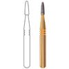 Midwest® Esthetic Finishing Burs, FG - Bullet 12 Blade, # 7802, 1.0 mm Diameter, 2.8 mm Length, 10/Pkg