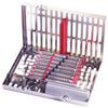 Replacement Rails for IMS® Signature Series® Cassettes - Base/Compression, 8-Instrument, 1-Tier, Red