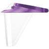 Visor Shield Protective Barrier System Kit - Purple, Medium