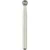 Robot® Point Diamond Burs – FG, Medium, White, Round, # 001 - 2.2 mm Diameter, 1.8 mm Length