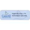 Full Color Name Pin, 3" W x 1" H