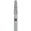 Patterson® Ultrasharp Diamond Burs – FG Standard, Super Coarse, 5/Pkg - Round End Taper, Chamfer Diamond, # 855-018, 1.8 mm Diameter, 6.0 mm Length