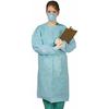 Defend® Disposable Tie-Back Protective Gown – Blue, 10/Pkg - Medium