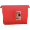 Contenant pour objets pointus et tranchants SharpSafety™ In-Room™ avec couvercle style boîte aux lettres, 2 pintes - 2 Gallon, Red