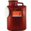 Nonstackable Sharps Containers – Polypropylene, Red - Extra Large, Wide Opening, Locking Cap, 23 Qt