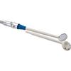 Mirro-Vac® 2 Disposable Saliva Ejector Mirror – Size 4 Lens, 6" Long, White, 50/Pkg - Single Sided