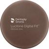 Disque pour prothèse dentaire Lucitone Digital Fit™ – 98,5 mm de diamètre, 30 mm d’épaisseur, arcade de prothèse dentaire complète, haut/bas - Dark Pink, Veined