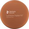 Disque pour prothèse dentaire Lucitone Digital Fit™ – 98,5 mm de diamètre, 35 mm d’épaisseur, arcade de prothèse dentaire complète, haut/bas - Pink Opaque, Non-Veined